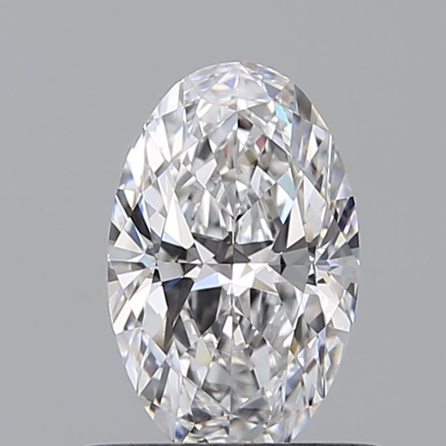 Diamante Naturale Taglio Ovale 0.51ct VG/EX D VVS2 - GIA - 6.95x4.37x2.58mm