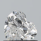 Diamante Naturale Taglio Cuore 0.45ct G/EX E VVS1 - GIA - 4.65x5.18x3.0mm