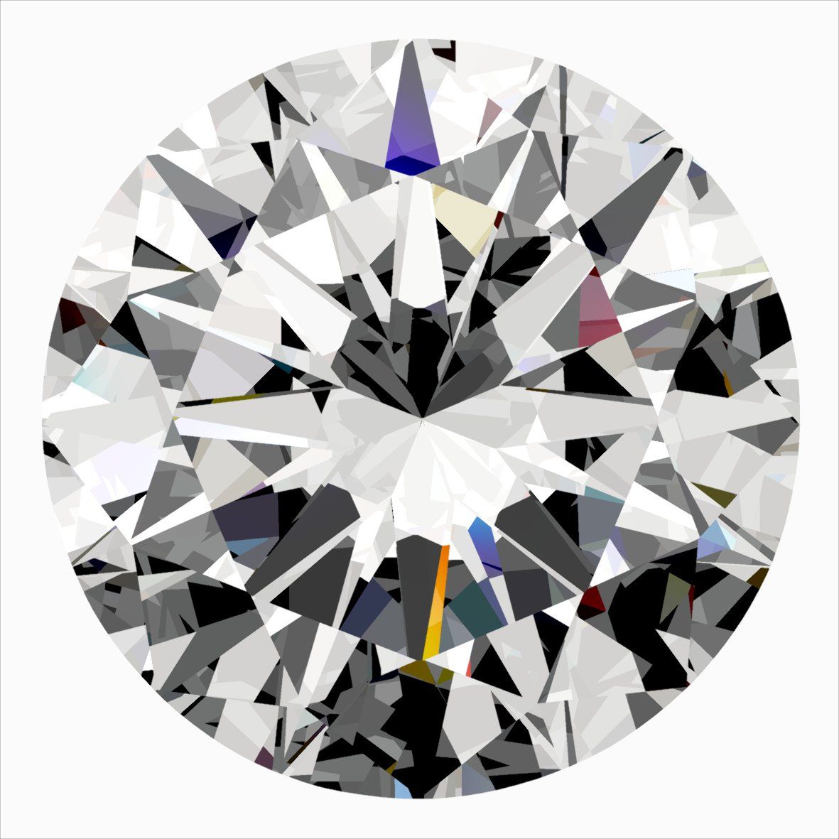 Diamante Taglio Brillante 0.3ct VG/VG/EX H VVS2 - IGI - 4.21x4.24x2.61mm