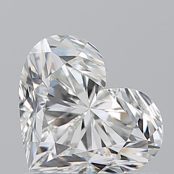 Diamante Naturale Taglio Cuore 1.01ct EX/EX H VS1 - GIA - 5.72x6.88x4.37mm