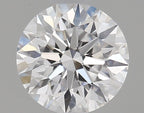Diamante Naturale Taglio Brillante 0.5ct 3EX D VS1 - GIA - 5.08x5.03x3.19mm