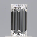 Diamante Naturale Taglio Baguette 0.5ct EX/EX E VVS2 - GIA - 6.4x3.24x2.39mm