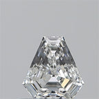 Diamante Naturale Taglio Scudo 0.5ct EX/VG F VVS2 - GIA - 5.33x5.18x2.73mm