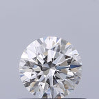 Diamante Naturale Taglio Brillante 0.53ct 3EX F VVS1 - IGI - 5.15x5.17x3.23mm