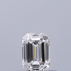 Diamante Naturale Taglio Smeraldo 0.4ct VG/EX E IF - GIA - 4.96x3.54x2.38mm