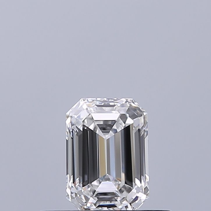 Diamante Naturale Taglio Smeraldo 0.4ct VG/EX E IF - GIA - 4.96x3.54x2.38mm
