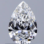 Diamante Naturale Taglio Goccia 0.5ct EX/VG E VS1 - GIA - 6.98x4.54x2.68mm