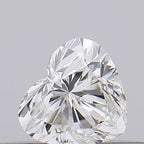 Diamante Naturale Taglio Cuore 0.18ct VG/G G VS1 - GIA - 3.46x3.77x2.34mm