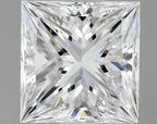 Diamante Naturale Taglio Princess 0.9ct EX/EX D VS2 - GIA - 5.43x5.29x3.95mm