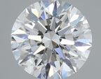 Diamante Naturale Taglio Brillante 0.5ct 3EX D FL - GIA - 5.12x5.08x3.21mm