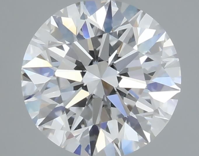Diamante Naturale Taglio Brillante 0.5ct 3EX D FL - GIA - 5.12x5.08x3.21mm