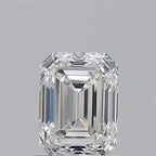Diamante Naturale Taglio Smeraldo 1ct VG/EX E VVS1 - GIA - 6.38x4.74x3.4mm