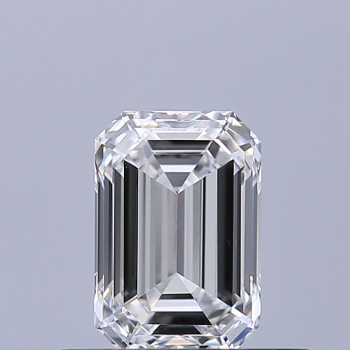 Diamante Naturale Taglio Smeraldo 0.5ct VG/EX D VS1 - GIA - 5.45x3.73x2.48mm