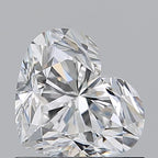 Diamante Naturale Taglio Cuore 0.92ct VG/EX E VVS1 - GIA - 5.62x6.65x4.22mm