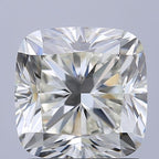 Diamante Taglio Cushion Brillante 1.61ct EX/EX J IF - GIA - 6.56x6.52x4.68mm