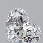 Diamante Naturale Taglio Cuore 0.9ct VG/EX E VVS2 - GIA - 5.59x6.72x4.27mm
