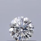 Diamante Naturale Taglio Brillante 0.41ct 3EX F VS2 - IGI - 4.71x4.75x2.94mm