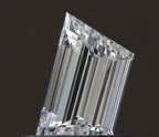 Diamante Naturale Taglio Trapezio 0.56ct EX/EX F VS1 - GIA - 3.82x6.61x2.54mm