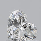 Diamante Naturale Taglio Cuore 0.76ct EX/VG H VVS2 - GIA - 5.34x6.31x4.0mm