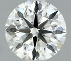 Diamante Naturale Taglio Brillante 0.6ct 3EX I VVS2 - IGI - 5.3x5.36x3.37mm