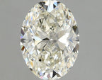 Diamante Naturale Taglio Ovale 0.9ct EX/EX J VVS1 - GIA - 7.27x5.31x3.43mm