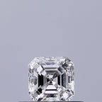 Diamante Naturale Taglio Asscher 0.32ct EX/EX D VVS1 - GIA - 3.88x3.84x2.55mm