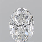 Diamante Naturale Taglio Ovale 1.31ct EX/EX E VS1 - GIA - 8.08x5.77x3.98mm