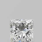 Diamante Naturale Taglio Princess 0.7ct VG/EX J IF - GIA - 4.94x4.9x3.55mm