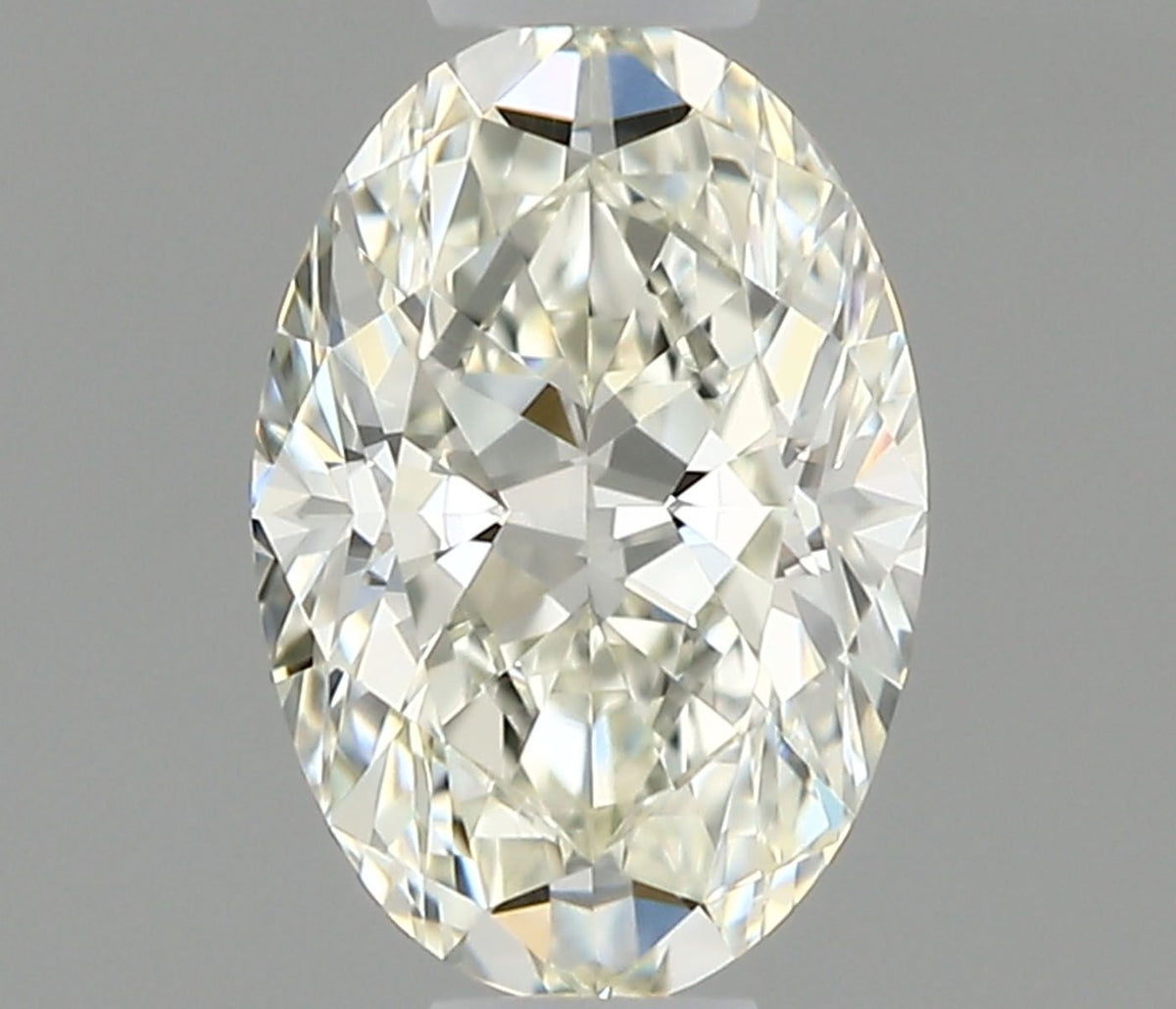Diamante Naturale Taglio Ovale 0.43ct EX/EX I VVS1 - IGI - 6.08x4.15x2.61mm