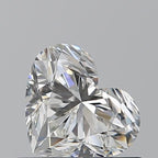 Diamante Naturale Taglio Cuore 0.7ct VG/VG H IF - GIA - 5.18x6.13x3.84mm