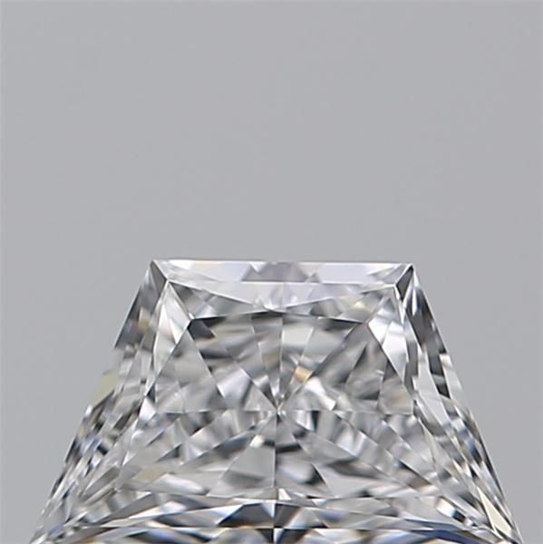 Diamante Naturale Taglio Trapezio 0.45ct VG/EX D IF - GIA - 6.73x3.92x2.55mm