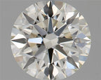 Diamante Naturale Taglio Brillante 0.6ct 3EX J VVS2 - IGI - 5.39x5.41x3.37mm