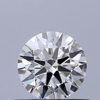 Diamante Naturale Taglio Brillante 0.54ct 3EX E VVS1 - IGI - 5.24x5.27x3.19mm