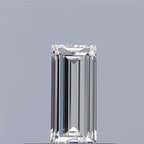 Diamante Naturale Taglio Baguette 0.3ct EX/EX F VVS1 - GIA - 5.82x2.65x1.78mm