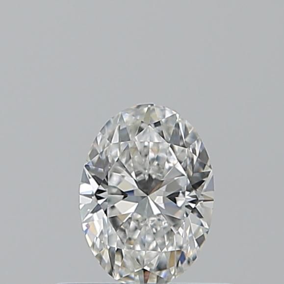 Diamante Naturale Taglio Ovale 0.5ct EX/EX E VVS2 - IGI - 5.99x4.36x2.86mm