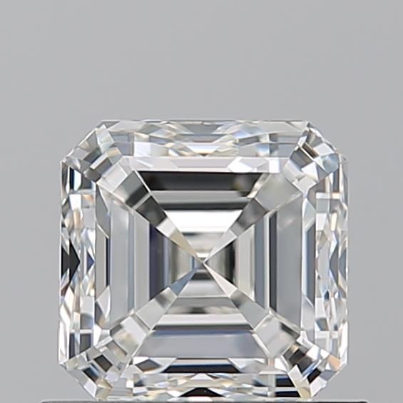 Diamante Naturale Taglio Asscher 0.9ct EX/EX H VVS1 - GIA - 5.18x5.17x3.67mm