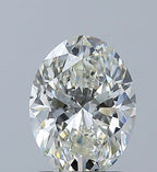 Diamante Naturale Taglio Ovale 1.3ct EX/EX J VS2 - GIA - 8.21x6.11x3.98mm