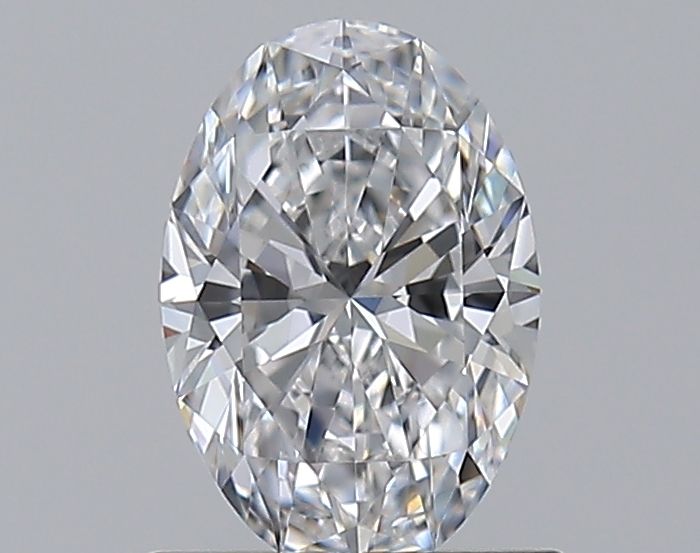 Diamante Naturale Taglio Ovale 0.71ct EX/EX D VVS1 - GIA - 7.25x4.96x3.09mm
