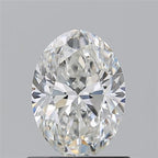 Diamante Naturale Taglio Ovale 0.9ct EX/EX G IF - GIA - 7.41x5.36x3.44mm