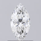 Diamante Naturale Taglio Marquise 0.48ct EX/EX F VVS1 - IGI - 8.13x4.1x2.57mm