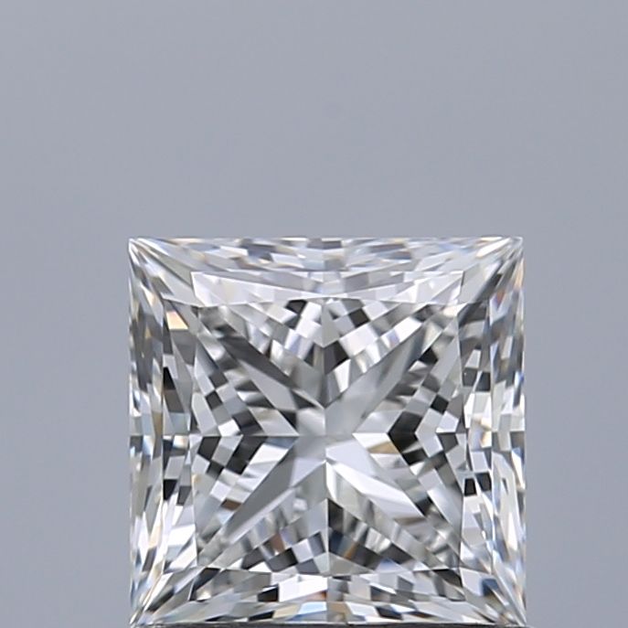 Diamante Naturale Taglio Princess 0.9ct VG/EX E VS1 - GIA - 5.18x5.17x3.81mm