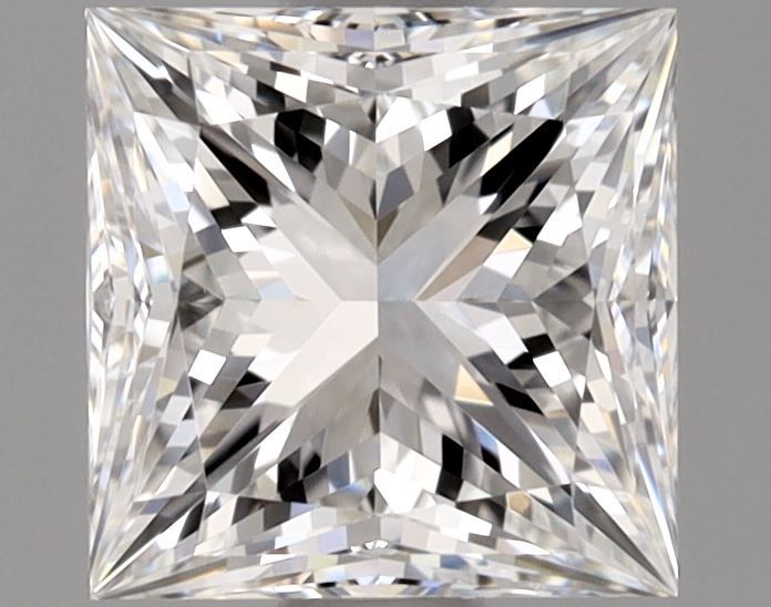 Diamante Naturale Taglio Princess 0.9ct EX/EX F VVS2 - GIA - 5.33x5.31x3.89mm