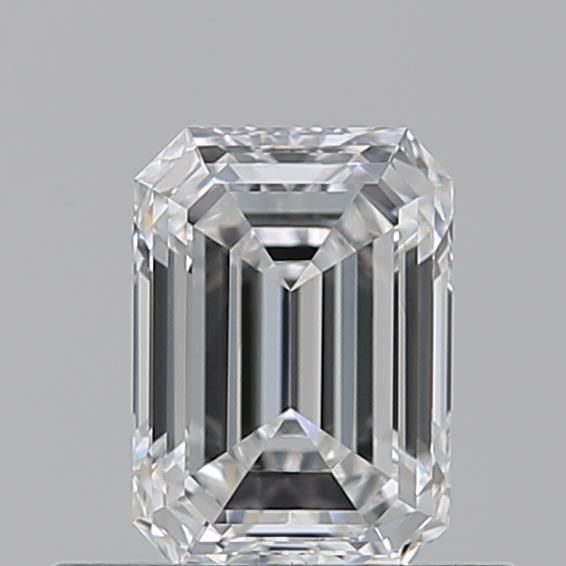 Diamante Naturale Taglio Smeraldo 0.6ct VG/EX E IF - GIA - 5.73x4.09x2.73mm