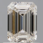 Diamante Naturale Taglio Smeraldo 0.9ct EX/EX I VS2 - GIA - 4.56x6.45x3.07mm