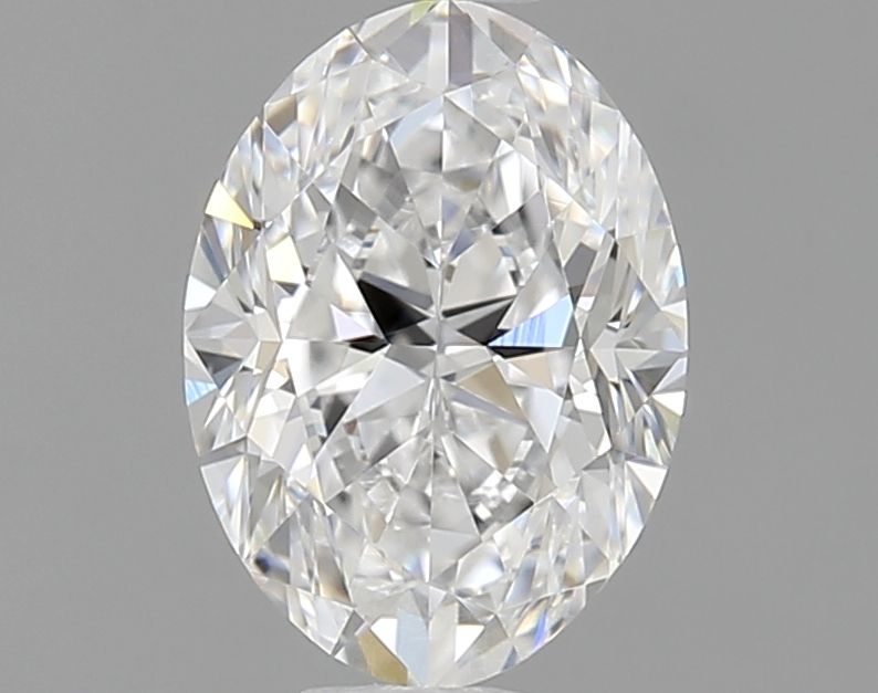 Diamante Naturale Taglio Ovale 0.9ct VG/EX E VVS2 - GIA - 7.35x5.31x3.42mm