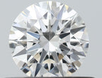 Diamante Naturale Taglio Brillante 0.43ct 3EX F VVS2 - IGI - 4.88x4.9x2.97mm