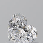 Diamante Naturale Taglio Cuore 0.52ct VG/VG D VVS1 - GIA - 4.78x5.63x3.31mm