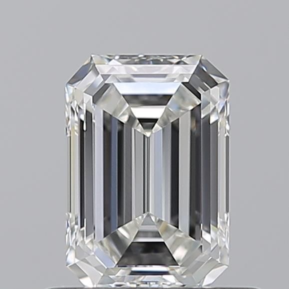 Diamante Naturale Taglio Smeraldo 0.64ct VG/VG H IF - GIA - 6.19x4.24x2.69mm