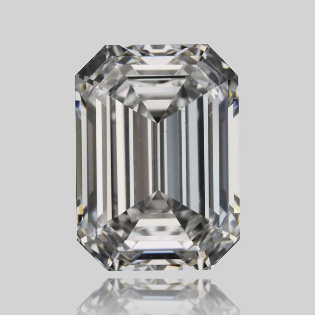 Diamante Naturale Taglio Smeraldo 0.71ct EX/EX E VVS2 - GIA - 6.03x4.36x2.77mm