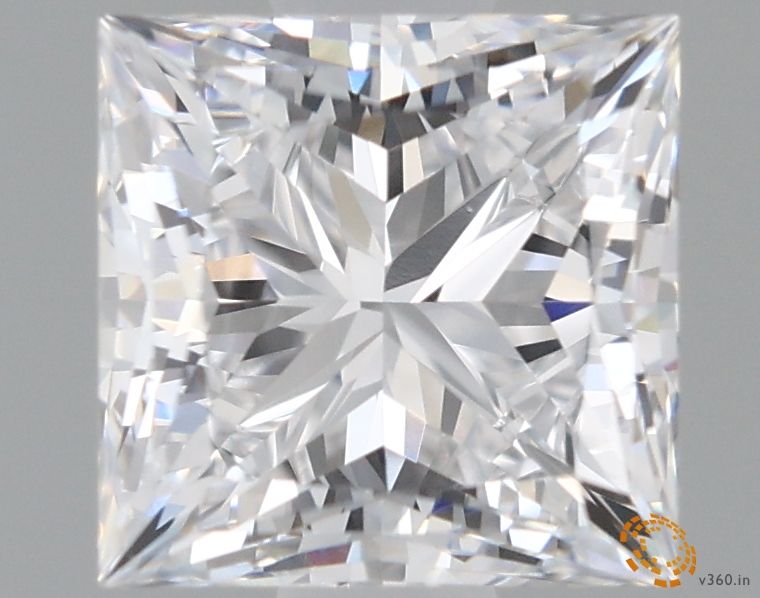 Diamante Naturale Taglio Princess 1ct VG/EX D VVS1 - GIA - 5.41x5.33x3.86mm